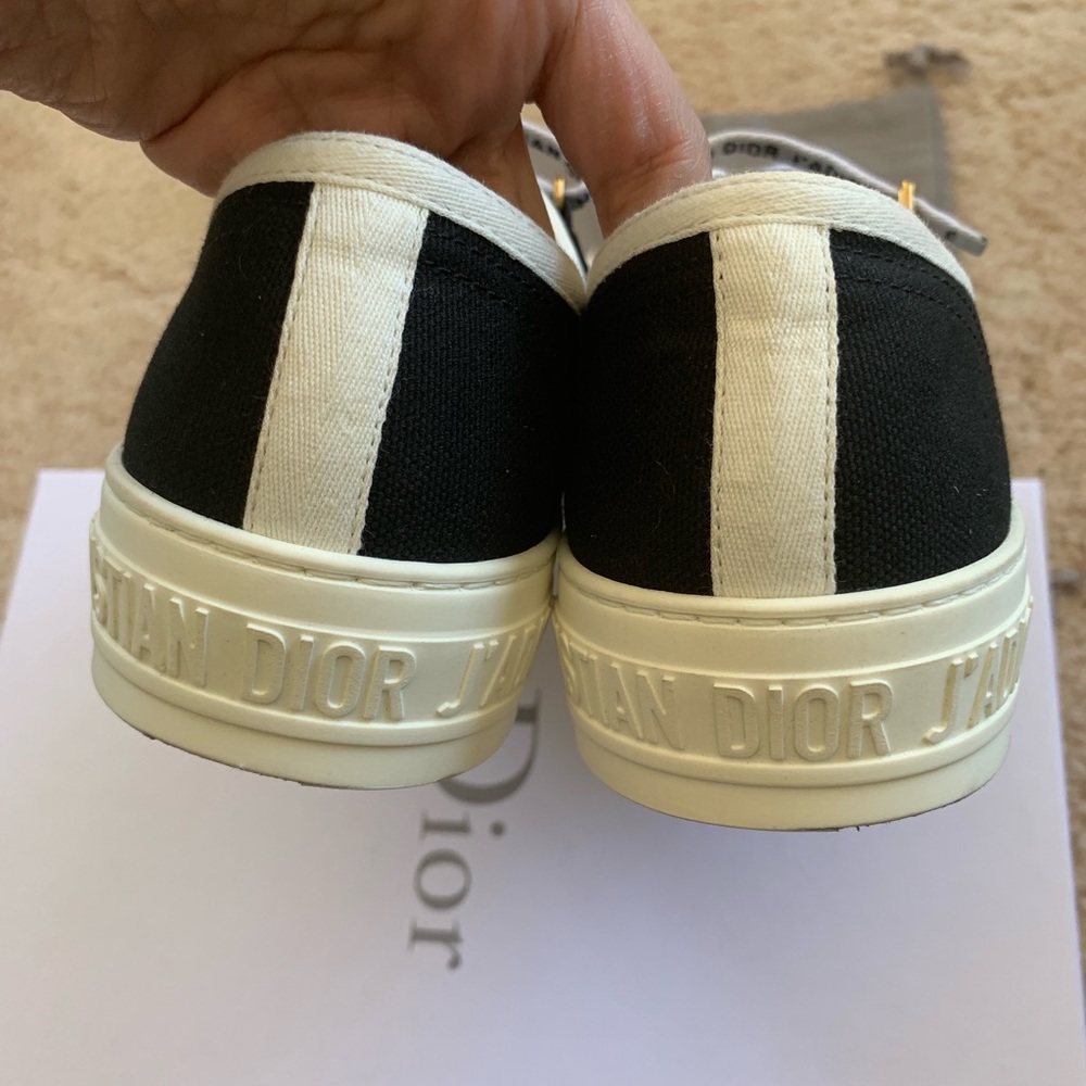 Walk ‘N’Dior Black Canvas Shoes - Picture 6 of 8